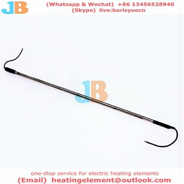 بخاری لوله ای عنصر گرمایش مستقیم الکتریکی با سیم سیلیکونی